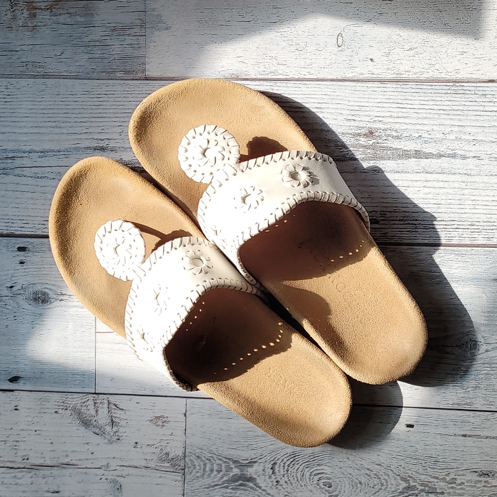 Jack Rogers White Comfort Sandal 7.5